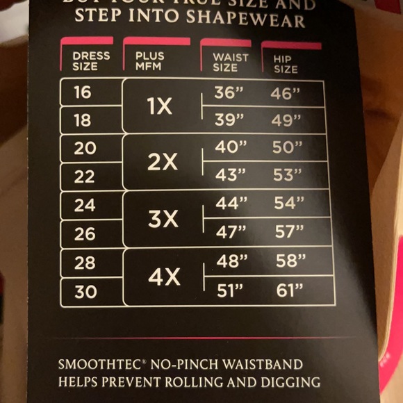 Maidenform PLUS Tame Your Tummy Thong DM0053 NWT - Picture 3 of 4